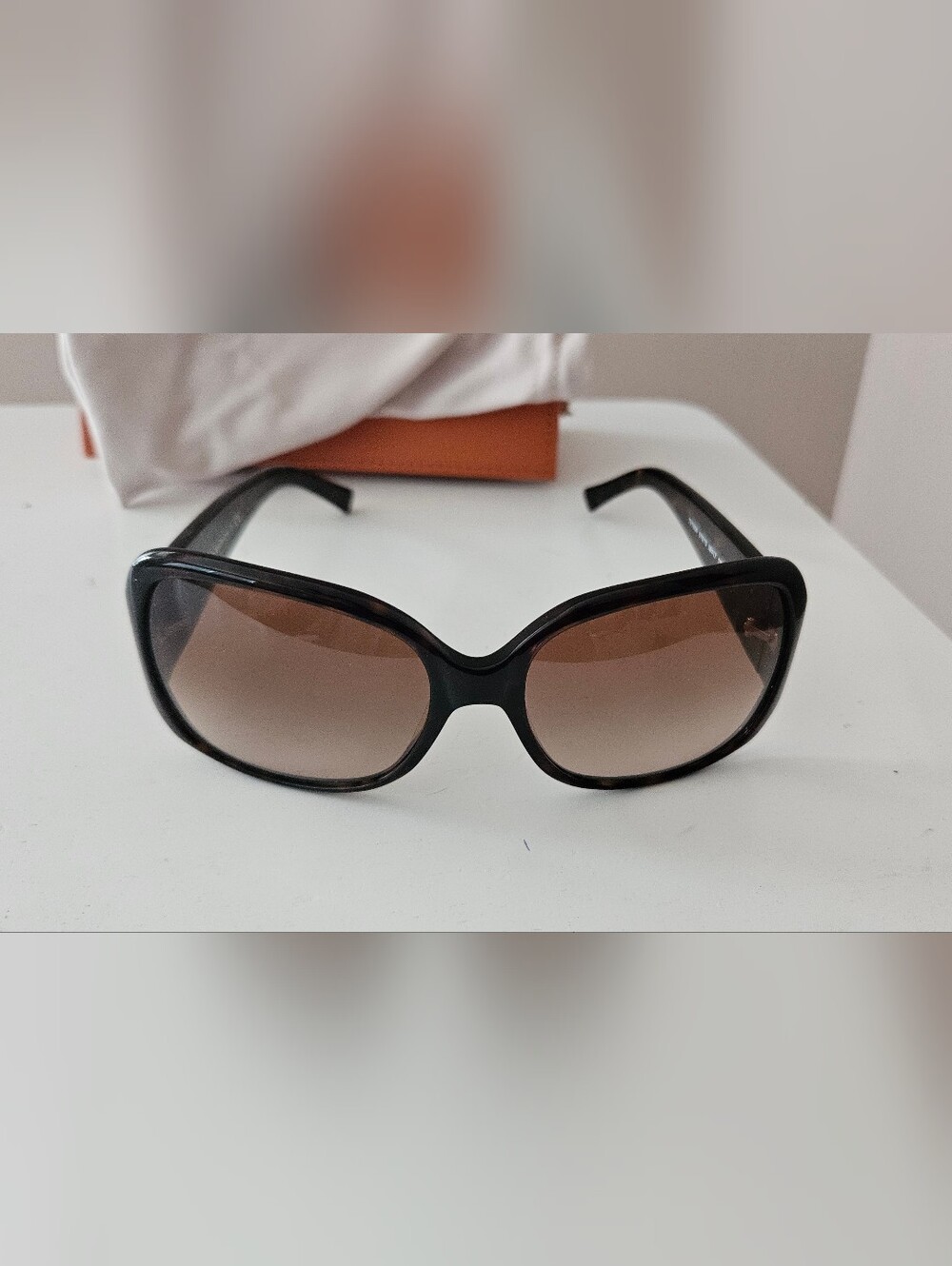 Tory Burch Sunglasses Women Tortoise Shell Frame with Brown Lenses TY7004